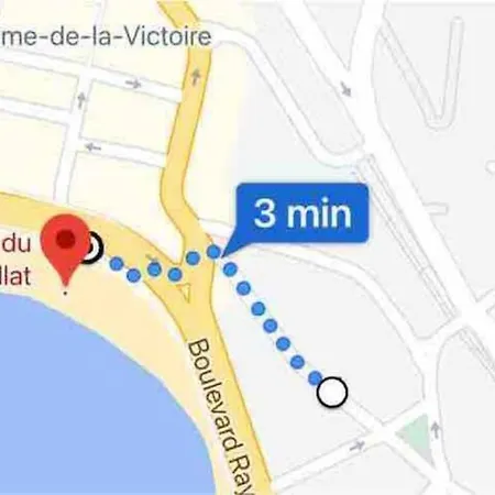 Bleu Azur 4 Pers Hyper Centre Plage, Gare A 2 Mn A Pied Appartement *